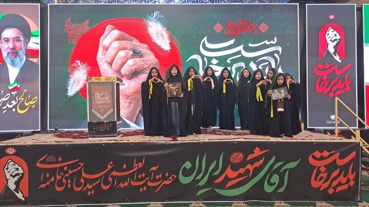 مراسم عزاداری امام شهید امت در مصلای جمعه بوشهر برگزار شد