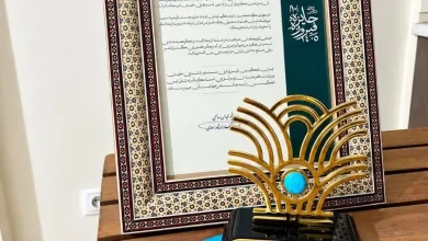 نشان فیروزه به بانوی هنرمند کارآفرین هندیجان رسید