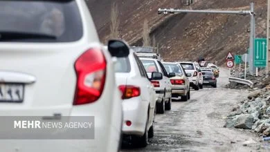 وضعیت راه‌های کشور امروز ۲۷ شهریور؛ ترافیک سنگین در محور چالوس