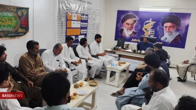 تبیین برنامه‌های هفته دفاع مقدس در نشست فرمانده حوزه شهید حسینعلی عالی با اعضای ستاد