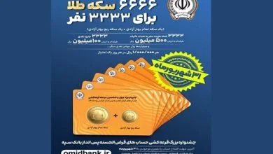 ۳۱ شهریورماه؛ آخرین مهلت شرکت در جشنواره بزرگ قرعه­ کشی بانک سپه