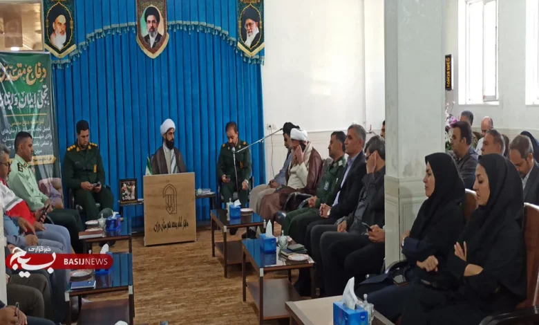 دیدار پاسداران و مسئولان شهرستان رزن با امام جمعه شهرستان+تصاویر