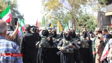 حضور بانوان شاهرودی در رزمایش جان‌فدایان +تصاویر