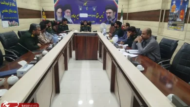 نشست برنامه ریزی هفته دفاع مقدس در میرجاوه