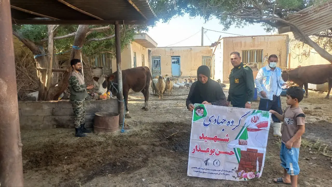 تداوم خدمترسانی جهادی به دامداران و عشایر در مناطق روستایی هویزه تداوم خدمترسانی جهادی به دامداران و عشایر در مناطق روستایی هویزه