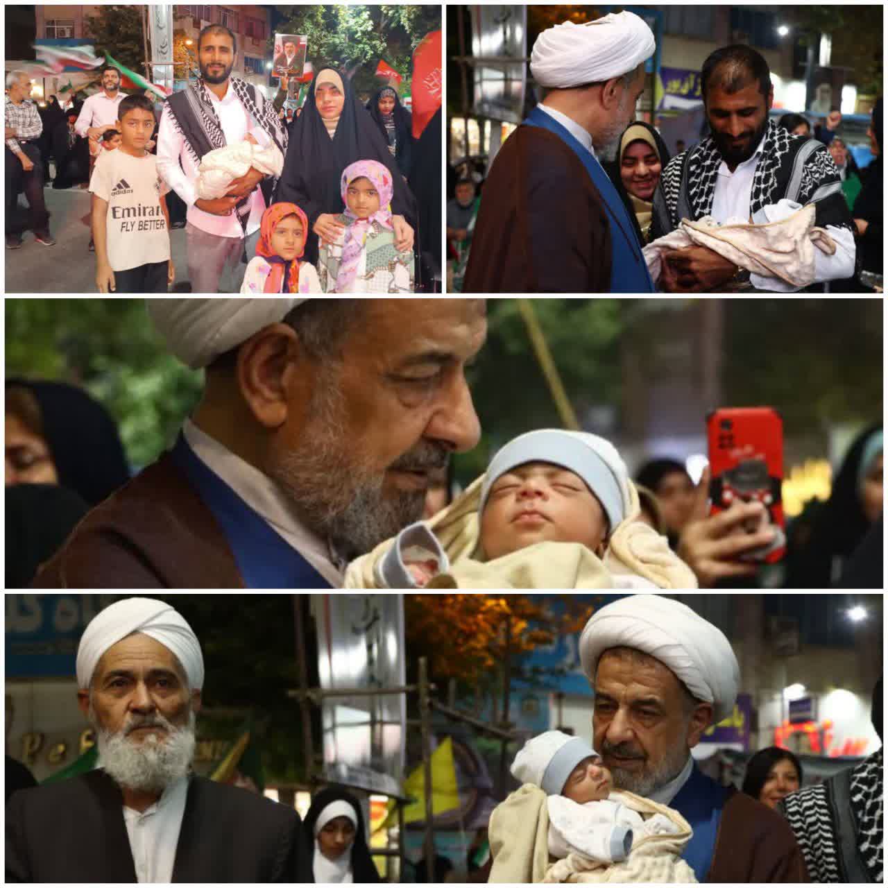 «علیآقا»؛ نوزاد تازهمتولدشدهای که به جمع حاضران در میدان پیوست «علیآقا»؛ نوزاد تازهمتولدشدهای که به جمع حاضران در میدان پیوست