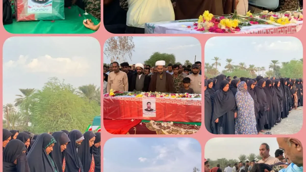 جغین در آیین بدرقه‌ی لاله‌ی پرپر؛ تشییع باشکوه شهید «عرفان سالاری» برگزارشد
